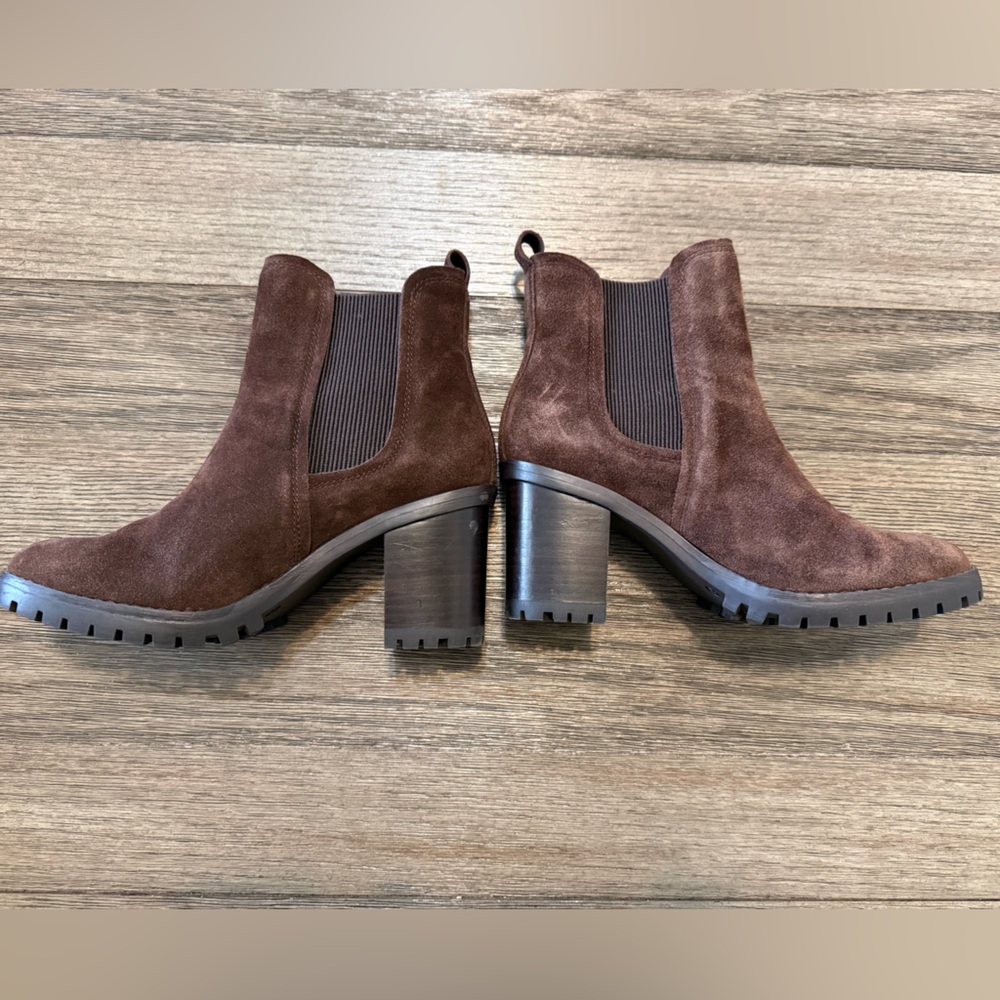 Brown Suede Ankle Boots